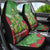 Kakapo New Zealand Christmas Car Seat Cover Meri Kirihimete Pohutukawa - Green Color