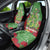 Kakapo New Zealand Christmas Car Seat Cover Meri Kirihimete Pohutukawa - Green Color