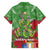 Kakapo New Zealand Christmas Hawaiian Shirt Meri Kirihimete Pohutukawa - Green Color