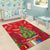 Kakapo New Zealand Christmas Area Rug Meri Kirihimete Pohutukawa - Red Color