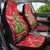 Kakapo New Zealand Christmas Car Seat Cover Meri Kirihimete Pohutukawa - Red Color