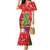 Kakapo New Zealand Christmas Mermaid Dress Meri Kirihimete Pohutukawa - Red Color