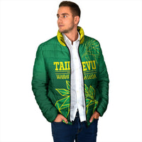 Fiji Tailevu Rugby Custom Padded Jacket Warai Na Leqa LT14 - Polynesian Pride