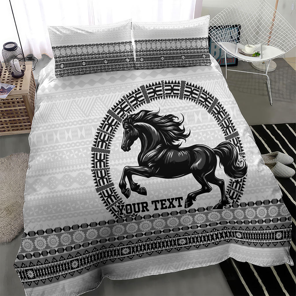 Fiji Nadroga Rugby Personalised Bedding Set Go Stallions Fijian Tapa LT14 - Polynesian Pride