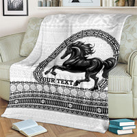 Fiji Nadroga Rugby Personalised Blanket Go Stallions Fijian Tapa LT14 - Polynesian Pride