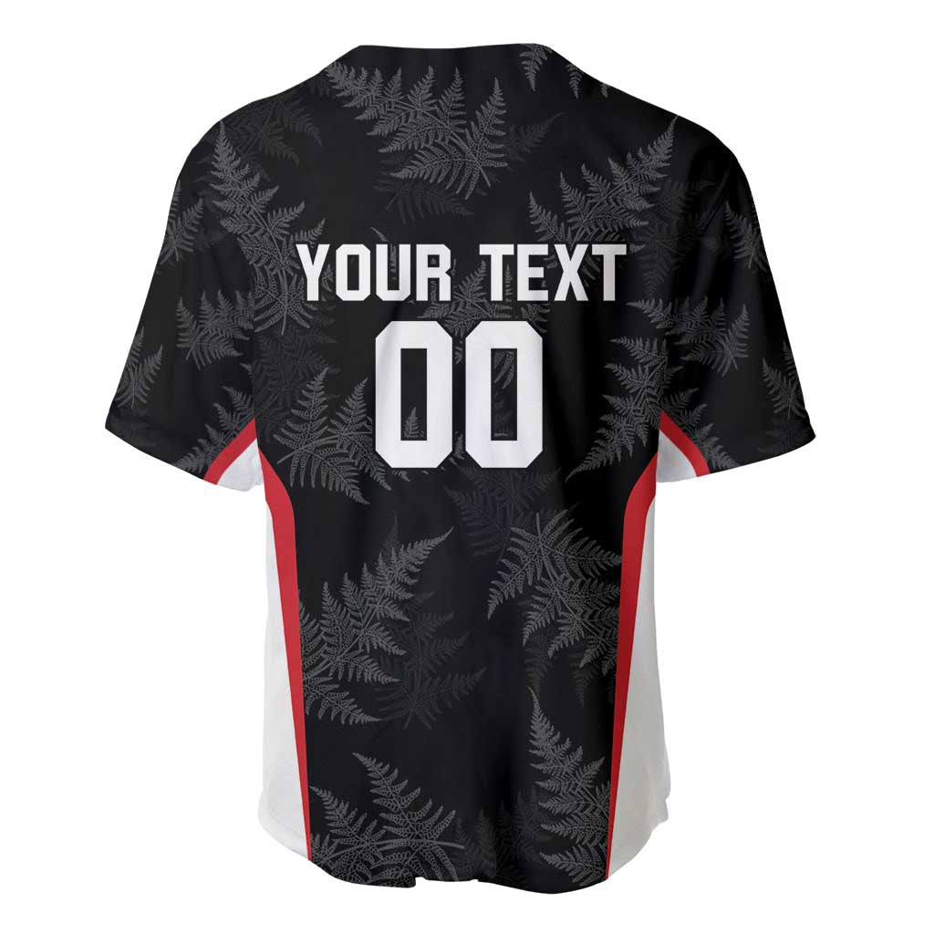 Custom New Zealand Silver Fern Softball Baseball Jersey Go Aotearoa LT14 - Polynesian Pride