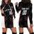 Custom New Zealand Silver Fern Softball Hoodie Dress Go Aotearoa