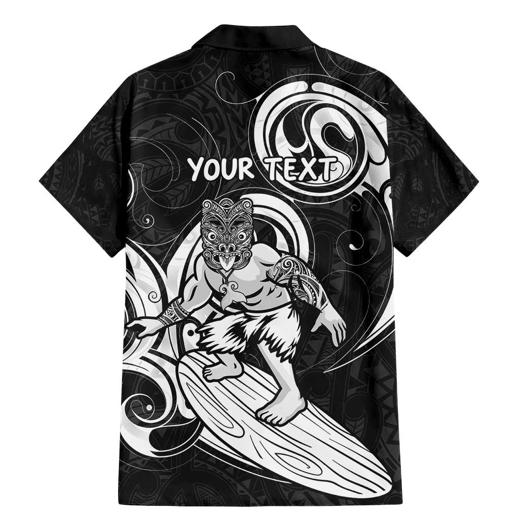 Personalised New Zealand Surfing Family Matching Mermaid Dress and Hawaiian Shirt Aotearoa Maori Tiki Haka LT14 - Polynesian Pride