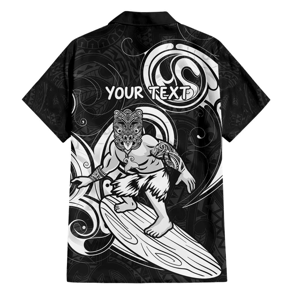 Personalised New Zealand Surfing Hawaiian Shirt Aotearoa Maori Tiki Haka LT14 - Polynesian Pride