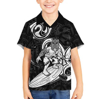 Personalised New Zealand Surfing Hawaiian Shirt Aotearoa Maori Tiki Haka LT14 - Polynesian Pride