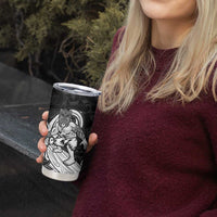 Personalised New Zealand Surfing Tumbler Cup Aotearoa Maori Tiki Haka LT14 - Polynesian Pride