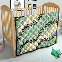 Green Palaka Hawaii Quilt Kukui Nut Pikake Lei Hawaiian Tapa Pattern - Polynesian Pride