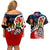 New Zealand Waitangi And ANZAC Day Couples Matching Off Shoulder Short Dress and Hawaiian Shirt Aotearoa Maori Tiki With Last Post LT14 - Polynesian Pride