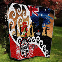New Zealand Waitangi And ANZAC Day Quilt Aotearoa Maori Tiki With Last Post LT14 - Polynesian Pride