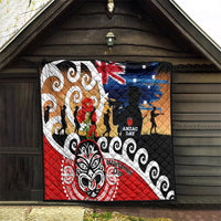 New Zealand Waitangi And ANZAC Day Quilt Aotearoa Maori Tiki With Last Post LT14 - Polynesian Pride