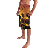 Tokelau ANZAC Day Lavalava Camouflage With Poppies Lest We Forget LT14 - Polynesian Pride