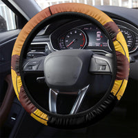 Tokelau ANZAC Day Steering Wheel Cover Camouflage With Poppies Lest We Forget LT14 - Polynesian Pride