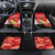 Tonga ANZAC Day Car Mats Camouflage With Poppies Lest We Forget LT14 Set 4pcs Red - Polynesian Pride