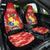 Tonga ANZAC Day Car Seat Cover Camouflage With Poppies Lest We Forget LT14 One Size Red - Polynesian Pride