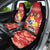 Tonga ANZAC Day Car Seat Cover Camouflage With Poppies Lest We Forget LT14 - Polynesian Pride