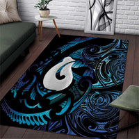 Hei Matau New Zealand Matariki Area Rug NZ Fish Hook Maori Art LT14 Purple - Polynesian Pride