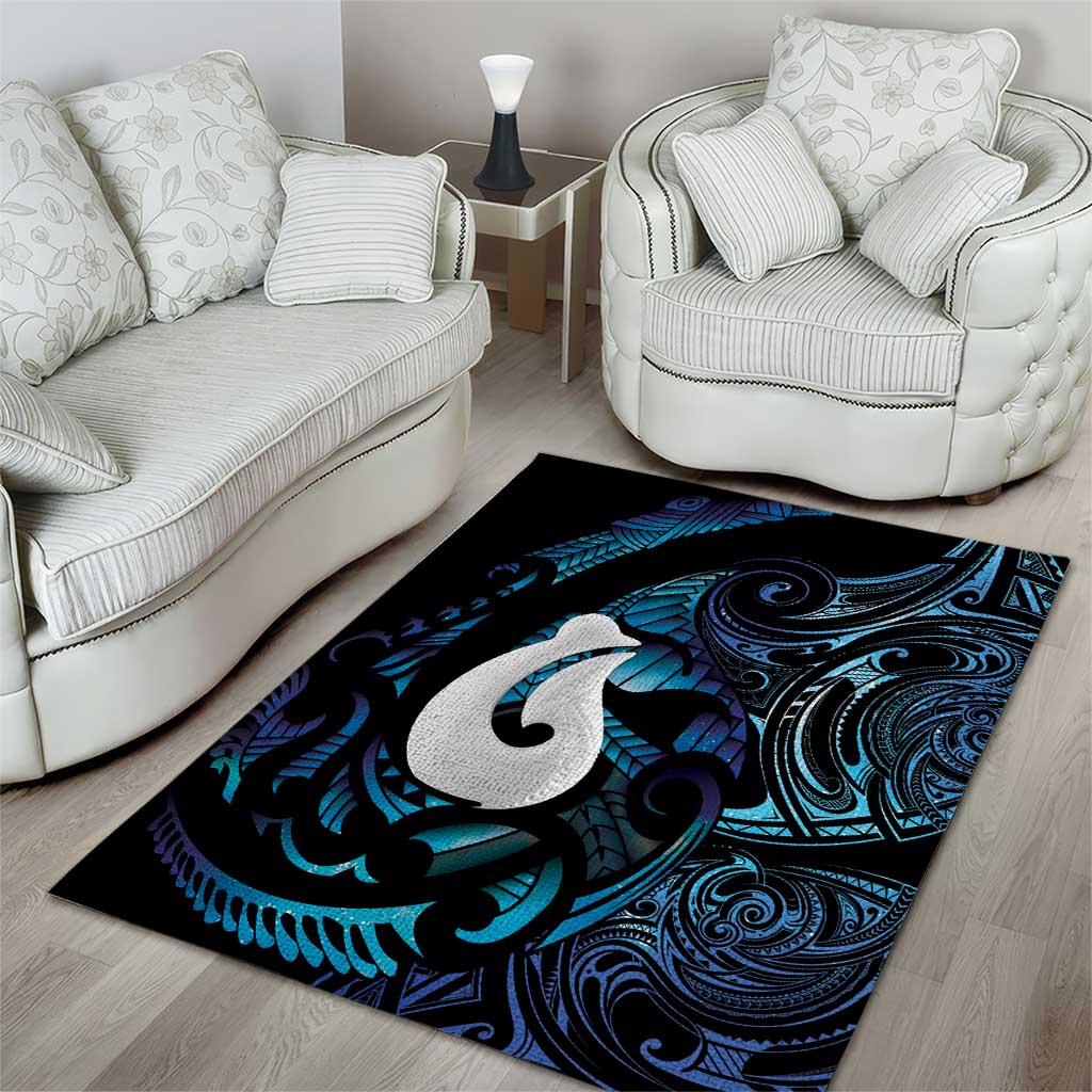 Hei Matau New Zealand Matariki Area Rug NZ Fish Hook Maori Art LT14 - Polynesian Pride