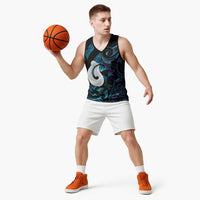 Hei Matau New Zealand Matariki Basketball Jersey NZ Fish Hook Maori Art LT14 - Polynesian Pride