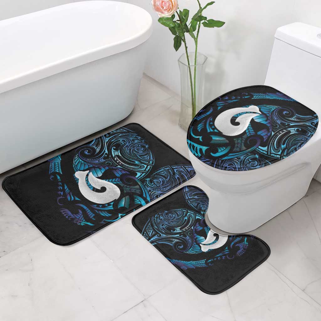 Hei Matau New Zealand Matariki Bathroom Set NZ Fish Hook Maori Art