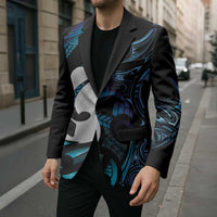 Hei Matau New Zealand Matariki Blazer NZ Fish Hook Maori Art