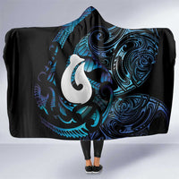 Hei Matau New Zealand Matariki Hooded Blanket NZ Fish Hook Maori Art