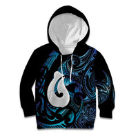Hei Matau New Zealand Matariki Kid Hoodie NZ Fish Hook Maori Art LT14 Hoodie Purple - Polynesian Pride