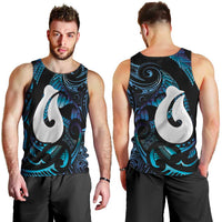 Hei Matau New Zealand Matariki Men Tank Top NZ Fish Hook Maori Art