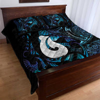 Hei Matau New Zealand Matariki Quilt Bed Set NZ Fish Hook Maori Art