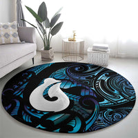 Hei Matau New Zealand Matariki Round Carpet NZ Fish Hook Maori Art LT14 - Polynesian Pride