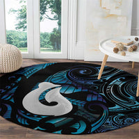 Hei Matau New Zealand Matariki Round Carpet NZ Fish Hook Maori Art LT14 - Polynesian Pride