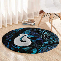 Hei Matau New Zealand Matariki Round Carpet NZ Fish Hook Maori Art LT14 - Polynesian Pride