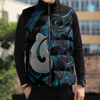 Hei Matau New Zealand Matariki Sleeveless Puffer Jacket NZ Fish Hook Maori Art LT14 - Polynesian Pride