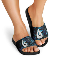 Hei Matau New Zealand Matariki Slide Sandals NZ Fish Hook Maori Art