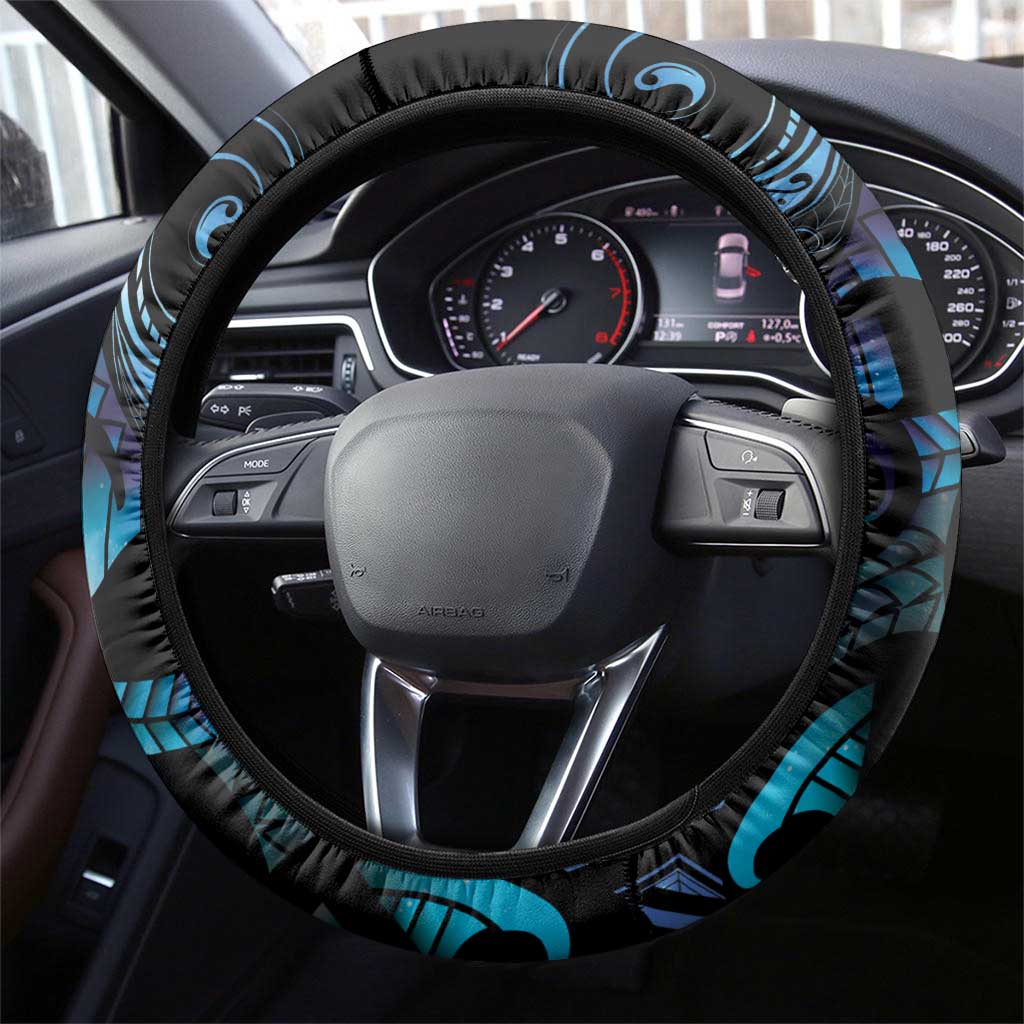 Hei Matau New Zealand Matariki Steering Wheel Cover NZ Fish Hook Maori Art