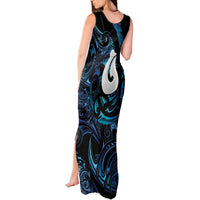 Hei Matau New Zealand Matariki Tank Maxi Dress NZ Fish Hook Maori Art LT14 - Polynesian Pride