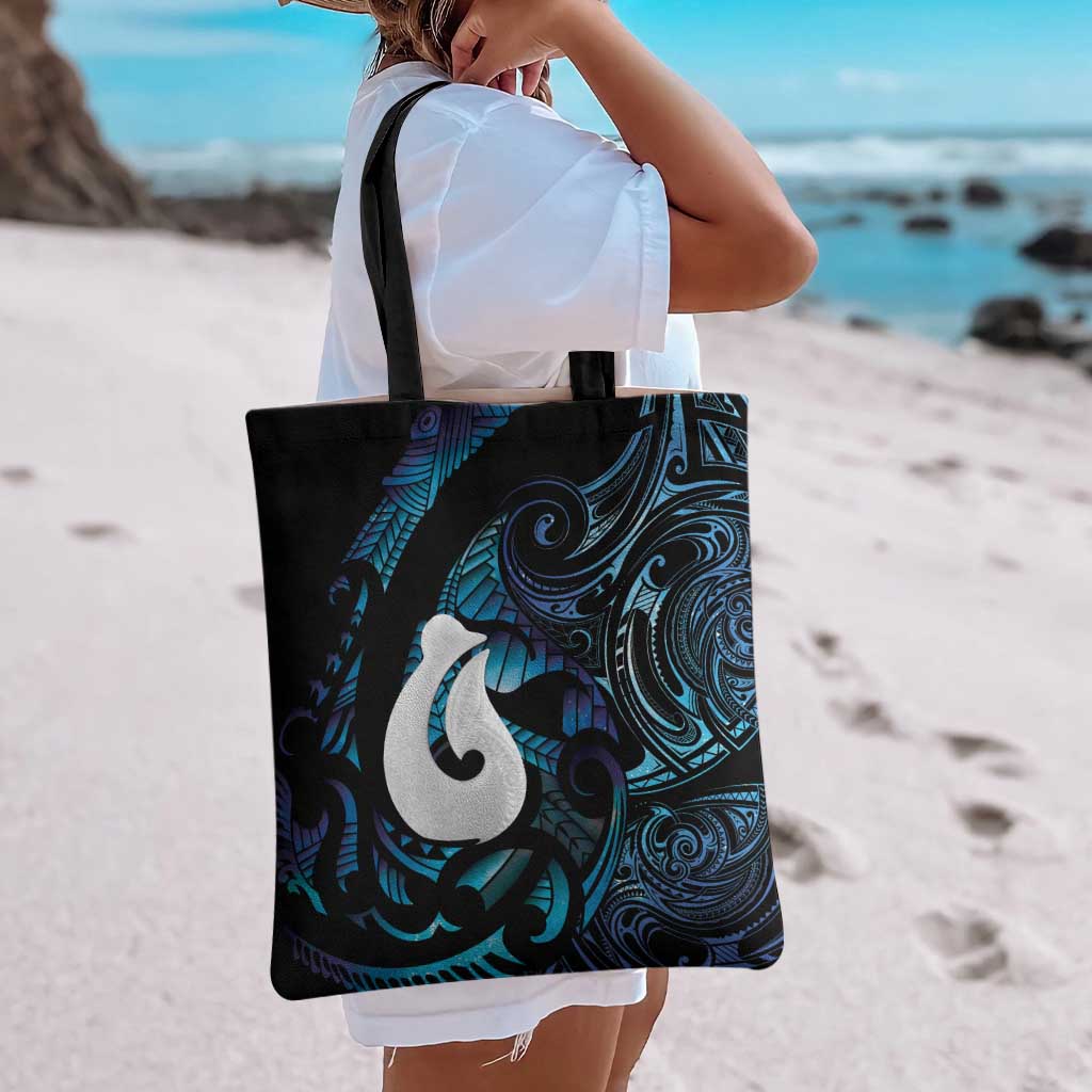 Hei Matau New Zealand Matariki Tote Bag NZ Fish Hook Maori Art