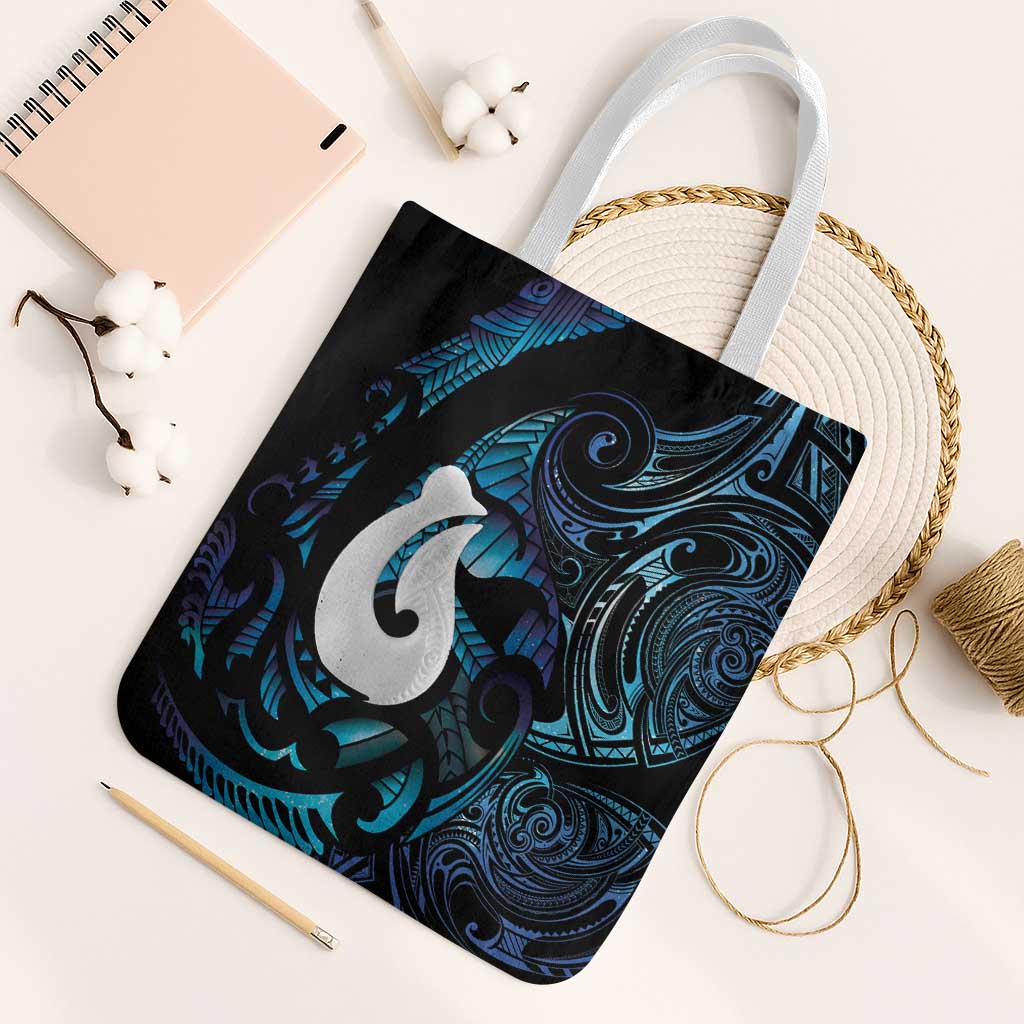 Hei Matau New Zealand Matariki Tote Bag NZ Fish Hook Maori Art