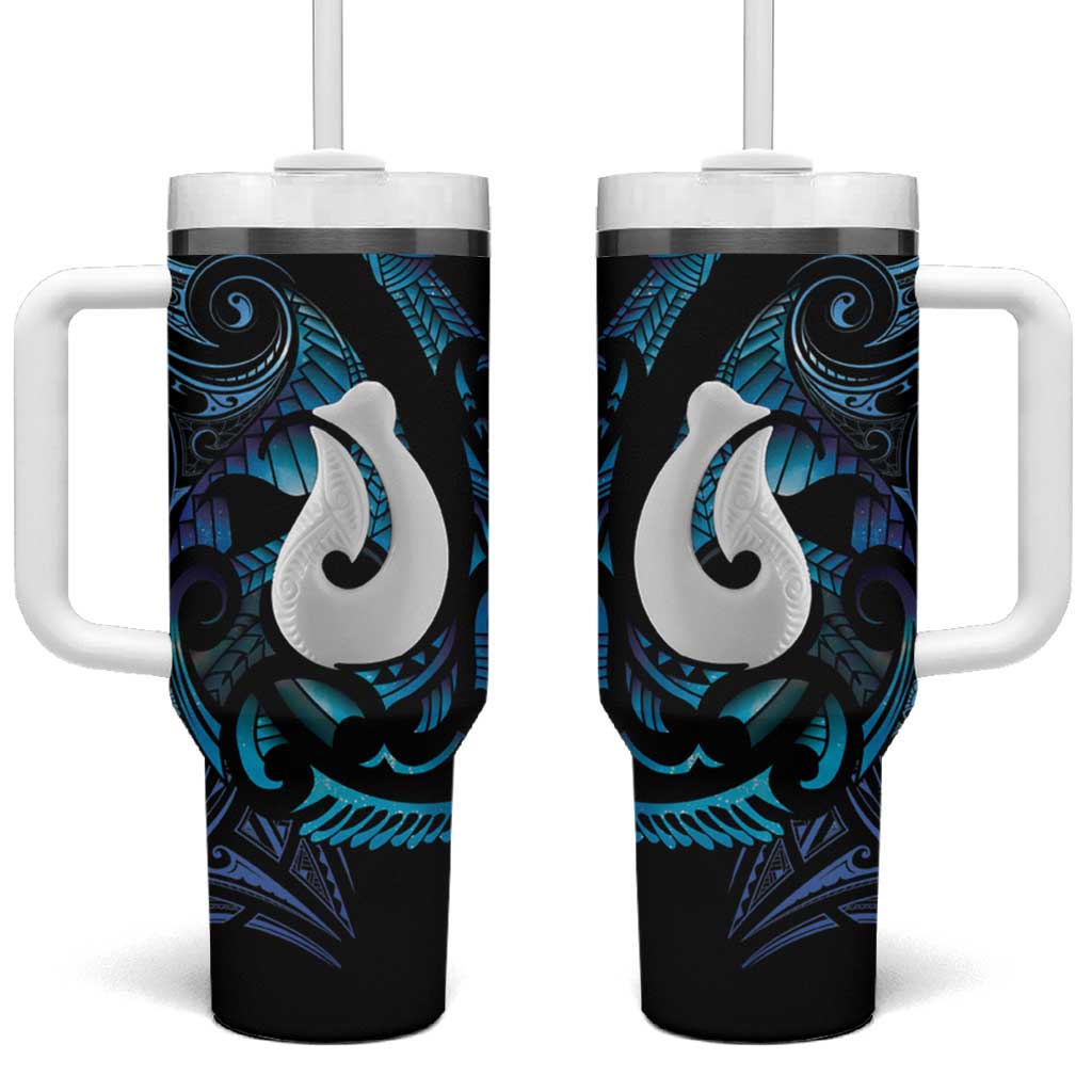 Hei Matau New Zealand Matariki Tumbler With Handle NZ Fish Hook Maori Art