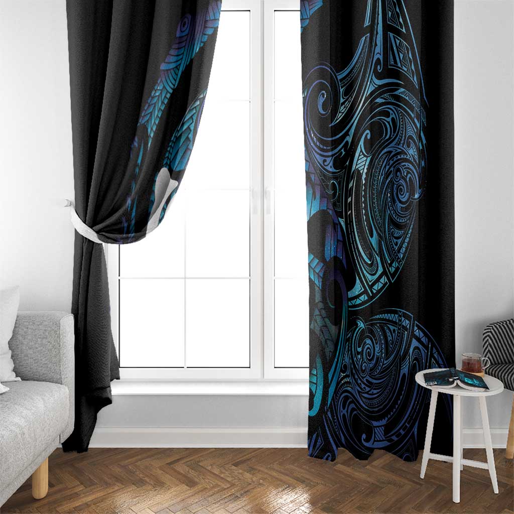 Hei Matau New Zealand Matariki Window Curtain NZ Fish Hook Maori Art LT14 - Polynesian Pride