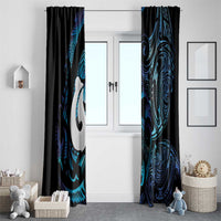 Hei Matau New Zealand Matariki Window Curtain NZ Fish Hook Maori Art LT14 - Polynesian Pride