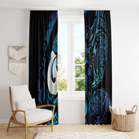 Hei Matau New Zealand Matariki Window Curtain NZ Fish Hook Maori Art LT14 - Polynesian Pride