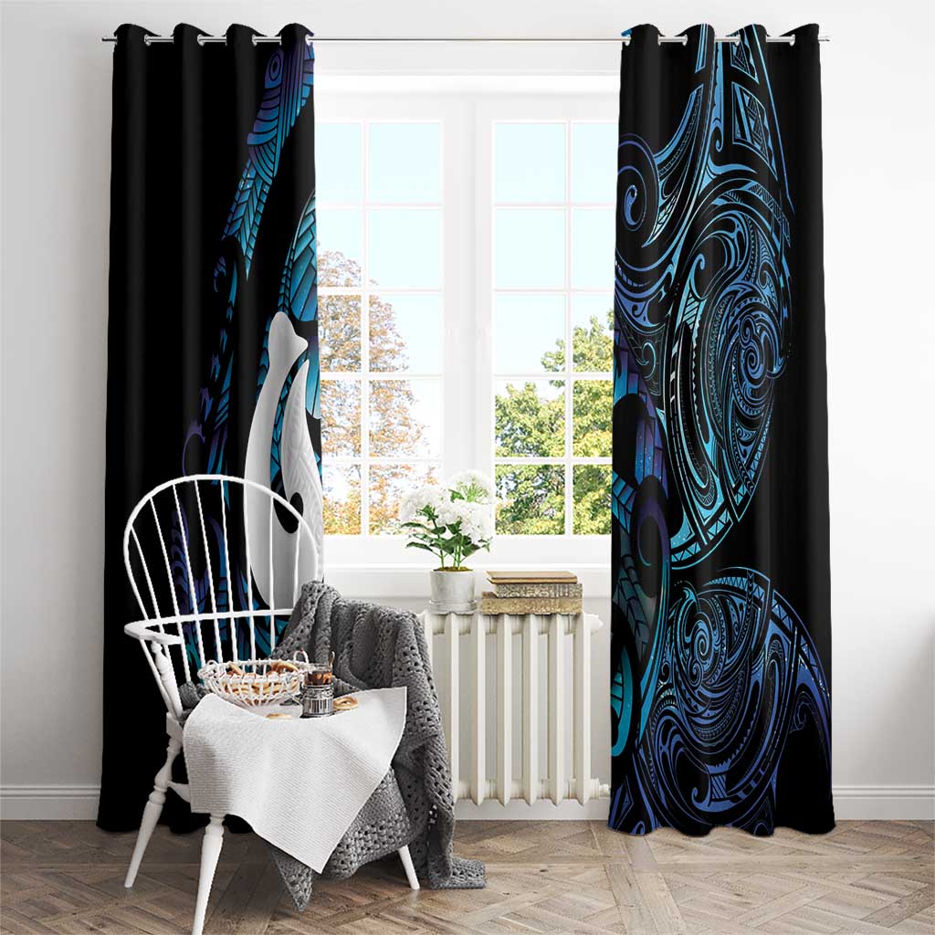 Hei Matau New Zealand Matariki Window Curtain NZ Fish Hook Maori Art LT14 - Polynesian Pride