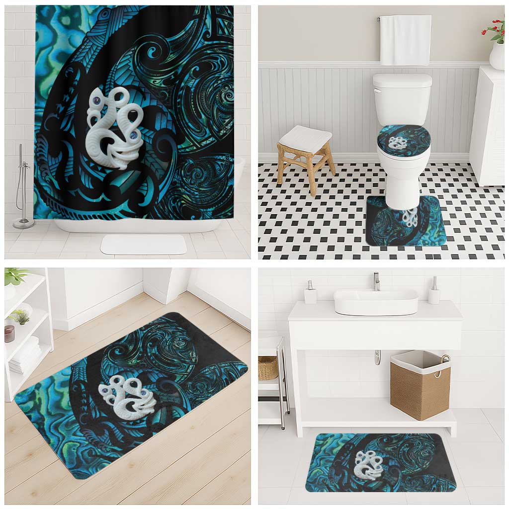 Manaia New Zealand Matariki Bathroom Set NZ Paua Shell Maori Art LT14 - Polynesian Pride