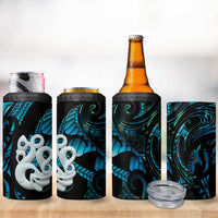 Manaia New Zealand Matariki 4 in 1 Can Cooler Tumbler NZ Paua Shell Maori Art LT14 - Polynesian Pride