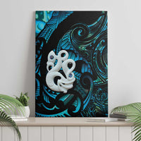 Manaia New Zealand Matariki Canvas Wall Art NZ Paua Shell Maori Art LT14 - Polynesian Pride